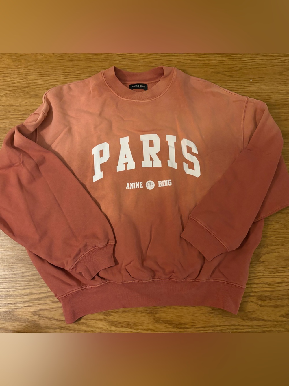 Anine Bing Paris Crewneck Sweatshirt
